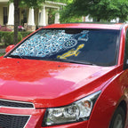Gold Coast Titans NAIDOC Week 2026 Auto Sun Shade Aboriginal Lizard Dot Painting - 50 Years of Deadly