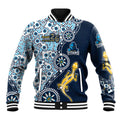 Gold Coast Titans NAIDOC Week 2026 Baseball Jacket Aboriginal Lizard Dot Painting - 50 Years of Deadly