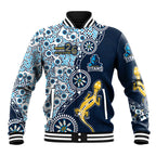Gold Coast Titans NAIDOC Week 2026 Baseball Jacket Aboriginal Lizard Dot Painting - 50 Years of Deadly