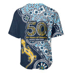 Gold Coast Titans NAIDOC Week 2026 Baseball Jersey Aboriginal Lizard Dot Painting - 50 Years of Deadly