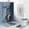 Gold Coast Titans NAIDOC Week 2026 Bathroom Set Aboriginal Lizard Dot Painting - 50 Years of Deadly