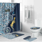 Gold Coast Titans NAIDOC Week 2026 Bathroom Set Aboriginal Lizard Dot Painting - 50 Years of Deadly