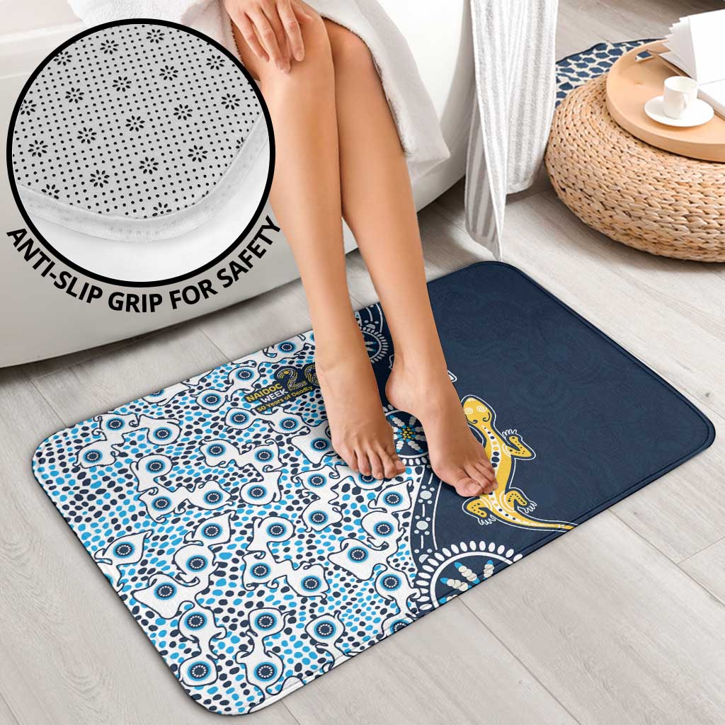 Gold Coast Titans NAIDOC Week 2026 Bathroom Set Aboriginal Lizard Dot Painting - 50 Years of Deadly