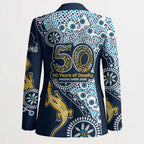 Gold Coast Titans NAIDOC Week 2026 Blazer Aboriginal Lizard Dot Painting - 50 Years of Deadly