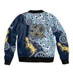 Gold Coast Titans NAIDOC Week 2026 Bomber Jacket Aboriginal Lizard Dot Painting - 50 Years of Deadly