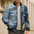 Gold Coast Titans NAIDOC Week 2026 Bomber Puffer Jacket Aboriginal Lizard Dot Painting - 50 Years of Deadly