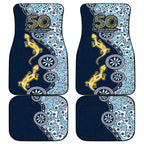 Gold Coast Titans NAIDOC Week 2026 Car Mats Aboriginal Lizard Dot Painting - 50 Years of Deadly