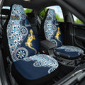 Gold Coast Titans NAIDOC Week 2026 Car Seat Cover Aboriginal Lizard Dot Painting - 50 Years of Deadly