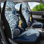 Gold Coast Titans NAIDOC Week 2026 Car Seat Cover Aboriginal Lizard Dot Painting - 50 Years of Deadly