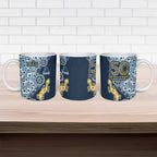 Gold Coast Titans NAIDOC Week 2026 Ceramic Mug Aboriginal Lizard Dot Painting - 50 Years of Deadly