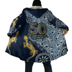 Gold Coast Titans NAIDOC Week 2026 Cloak Aboriginal Lizard Dot Painting - 50 Years of Deadly