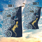 Gold Coast Titans NAIDOC Week 2026 Garden Flag Aboriginal Lizard Dot Painting - 50 Years of Deadly