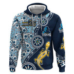 Gold Coast Titans NAIDOC Week 2026 Hoodie Aboriginal Lizard Dot Painting - 50 Years of Deadly