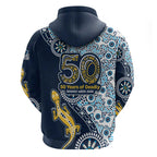 Gold Coast Titans NAIDOC Week 2026 Hoodie Aboriginal Lizard Dot Painting - 50 Years of Deadly