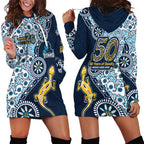 Gold Coast Titans NAIDOC Week 2026 Hoodie Dress Aboriginal Lizard Dot Painting - 50 Years of Deadly