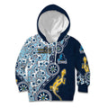 Gold Coast Titans NAIDOC Week 2026 Kid Hoodie Aboriginal Lizard Dot Painting - 50 Years of Deadly