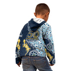 Gold Coast Titans NAIDOC Week 2026 Kid Hoodie Aboriginal Lizard Dot Painting - 50 Years of Deadly