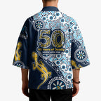 Gold Coast Titans NAIDOC Week 2026 Kimono Aboriginal Lizard Dot Painting - 50 Years of Deadly