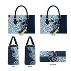 Gold Coast Titans NAIDOC Week 2026 Leather Bag Aboriginal Lizard Dot Painting - 50 Years of Deadly