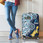 Gold Coast Titans NAIDOC Week 2026 Luggage Cover Aboriginal Lizard Dot Painting - 50 Years of Deadly