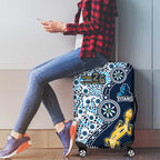 Gold Coast Titans NAIDOC Week 2026 Luggage Cover Aboriginal Lizard Dot Painting - 50 Years of Deadly