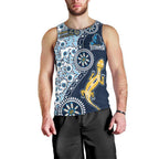 Gold Coast Titans NAIDOC Week 2026 Men Tank Top Aboriginal Lizard Dot Painting - 50 Years of Deadly