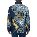 Gold Coast Titans NAIDOC Week 2026 Padded Jacket Aboriginal Lizard Dot Painting - 50 Years of Deadly