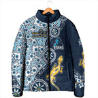 Gold Coast Titans NAIDOC Week 2026 Padded Jacket Aboriginal Lizard Dot Painting - 50 Years of Deadly