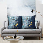 Gold Coast Titans NAIDOC Week 2026 Pillow Cover Aboriginal Lizard Dot Painting - 50 Years of Deadly
