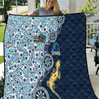 Gold Coast Titans NAIDOC Week 2026 Quilt Aboriginal Lizard Dot Painting - 50 Years of Deadly