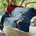 Gold Coast Titans NAIDOC Week 2026 Quilt Aboriginal Lizard Dot Painting - 50 Years of Deadly