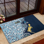 Gold Coast Titans NAIDOC Week 2026 Rubber Doormat Aboriginal Lizard Dot Painting - 50 Years of Deadly