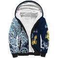 Gold Coast Titans NAIDOC Week 2026 Sherpa Hoodie Aboriginal Lizard Dot Painting - 50 Years of Deadly
