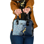 Gold Coast Titans NAIDOC Week 2026 Shoulder Handbag Aboriginal Lizard Dot Painting - 50 Years of Deadly