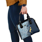 Gold Coast Titans NAIDOC Week 2026 Shoulder Handbag Aboriginal Lizard Dot Painting - 50 Years of Deadly