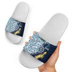 Gold Coast Titans NAIDOC Week 2026 Slide Sandals Aboriginal Lizard Dot Painting - 50 Years of Deadly