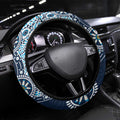Gold Coast Titans NAIDOC Week 2026 Steering Wheel Cover Aboriginal Lizard Dot Painting - 50 Years of Deadly