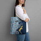 Gold Coast Titans NAIDOC Week 2026 Tote Bag Aboriginal Lizard Dot Painting - 50 Years of Deadly