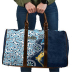 Gold Coast Titans NAIDOC Week 2026 Travel Bag Aboriginal Lizard Dot Painting - 50 Years of Deadly