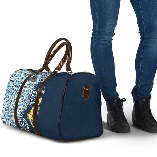 Gold Coast Titans NAIDOC Week 2026 Travel Bag Aboriginal Lizard Dot Painting - 50 Years of Deadly