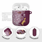 Manly Warringah Sea Eagles NAIDOC Week 2026 AirPods Case Aboriginal Lizard Dot Painting - 50 Years of Deadly