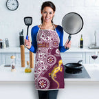 Manly Warringah Sea Eagles NAIDOC Week 2026 Apron Aboriginal Lizard Dot Painting - 50 Years of Deadly