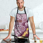 Manly Warringah Sea Eagles NAIDOC Week 2026 Apron Aboriginal Lizard Dot Painting - 50 Years of Deadly