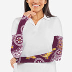 Manly Warringah Sea Eagles NAIDOC Week 2026 Arm Sleeves Aboriginal Lizard Dot Painting - 50 Years of Deadly