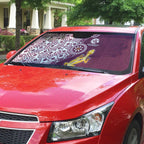 Manly Warringah Sea Eagles NAIDOC Week 2026 Auto Sun Shade Aboriginal Lizard Dot Painting - 50 Years of Deadly