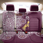 Manly Warringah Sea Eagles NAIDOC Week 2026 Back Car Seat Cover Aboriginal Lizard Dot Painting - 50 Years of Deadly