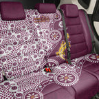 Manly Warringah Sea Eagles NAIDOC Week 2026 Back Car Seat Cover Aboriginal Lizard Dot Painting - 50 Years of Deadly