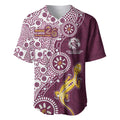 Manly Warringah Sea Eagles NAIDOC Week 2026 Baseball Jersey Aboriginal Lizard Dot Painting - 50 Years of Deadly