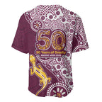 Manly Warringah Sea Eagles NAIDOC Week 2026 Baseball Jersey Aboriginal Lizard Dot Painting - 50 Years of Deadly