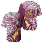 Manly Warringah Sea Eagles NAIDOC Week 2026 Baseball Jersey Aboriginal Lizard Dot Painting - 50 Years of Deadly